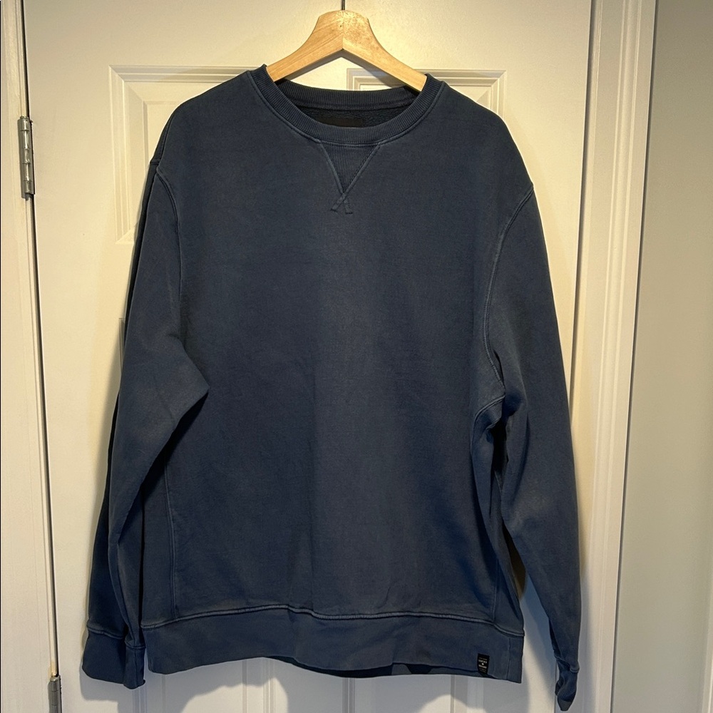 Lucky Brand Men's Navy Crewneck Sweater